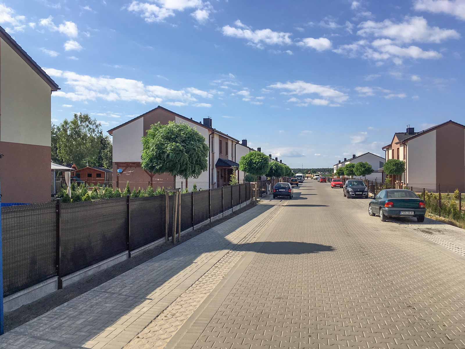 Ulica na Osiedlu Kalinowym w Jankowie Przygodzkim