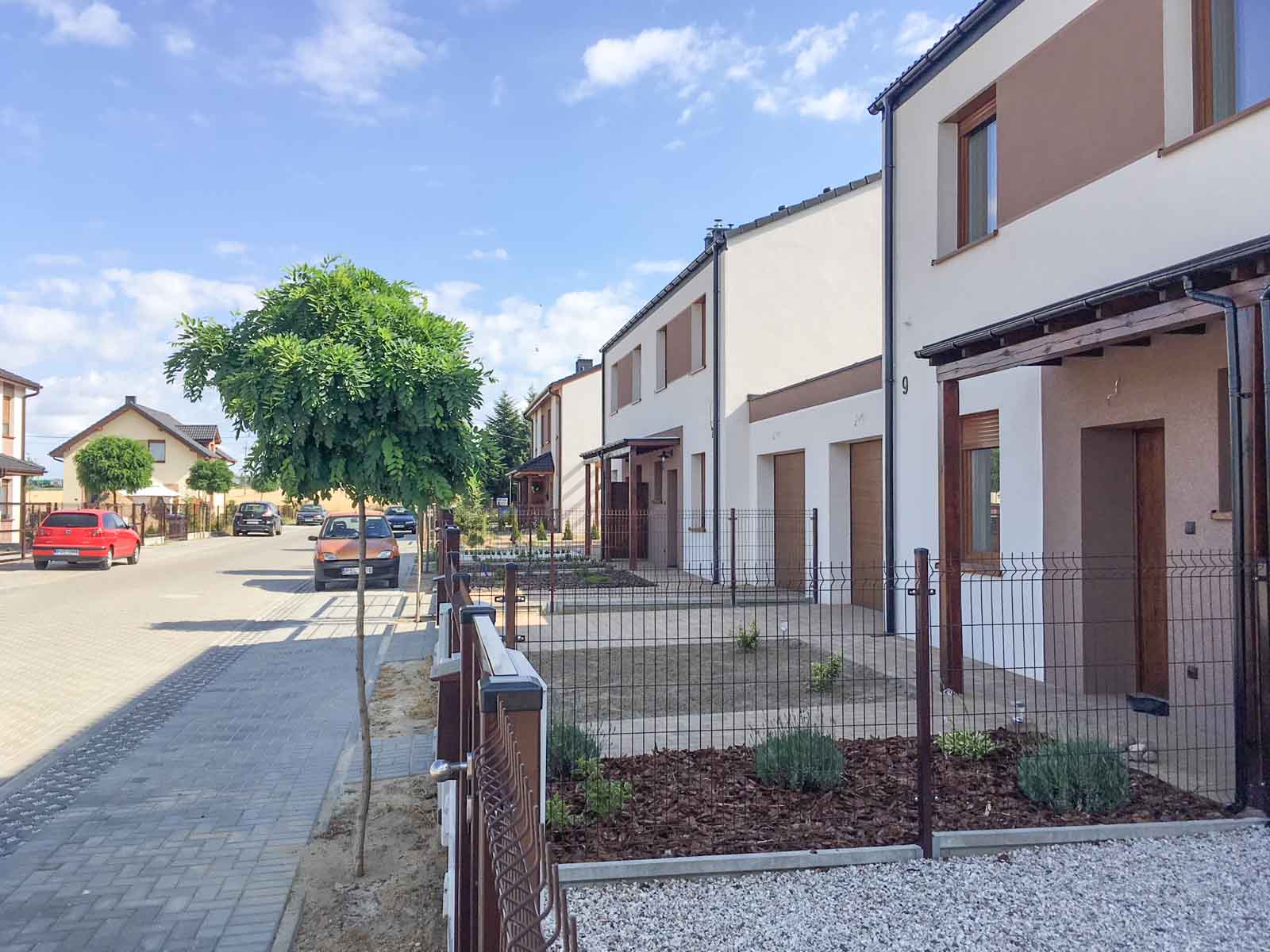 Ulica na Osiedlu Kalinowym w Jankowie Przygodzkim